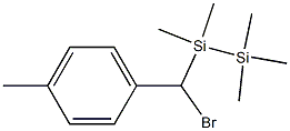 1-[(4-Methylphenyl)bromomethyl]-1,1,2,2,2-pentamethyldisilane Structure