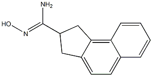 2,3-Dihydro-1H-cyclopenta[a]naphthalene-2-carboxamide oxime Struktur