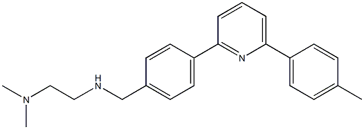 N-[2-(Dimethylamino)ethyl]-4-[6-(4-methylphenyl)-2-pyridinyl]benzenemethanamine Structure