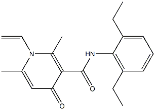 N-(2,6-Diethylphenyl)-1-vinyl-2,6-dimethyl-4-oxo-3-pyridinecarboxamide|