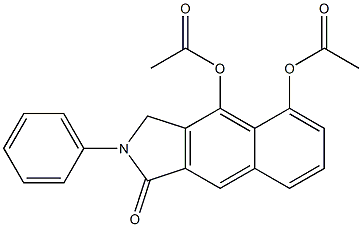 2,3-Dihydro-2-phenyl-4,5-diacetoxy-1H-benz[f]isoindol-1-one