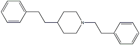 1,4-ビス(フェネチル)ピペリジン 化学構造式