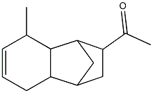 2-Acetyl-8-methyl-1,2,3,4,4a,5,8,8a-octahydro-1,4-methanonaphthalene Structure