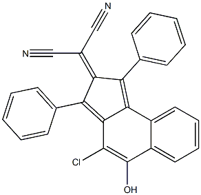  (1,3-Diphenyl-4-chloro-5-hydroxy-2H-benz[e]inden-2-ylidene)malononitrile