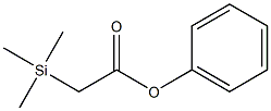 (Trimethylsilyl)acetic acid phenyl ester