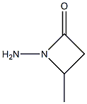 4-Methyl-1-aminoazetidin-2-one Struktur