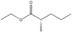 [S,(+)]-2-Methylvaleric acid ethyl ester Structure