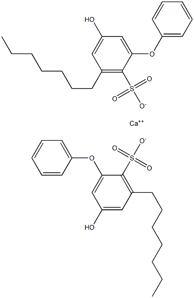 Bis(5-hydroxy-3-heptyl[oxybisbenzene]-2-sulfonic acid)calcium salt