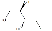 (2R,3S)-Hexane-1,2,3-triol Structure