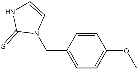 1-(4-Methoxybenzyl)-1,3-dihydro-2H-imidazole-2-thione Structure