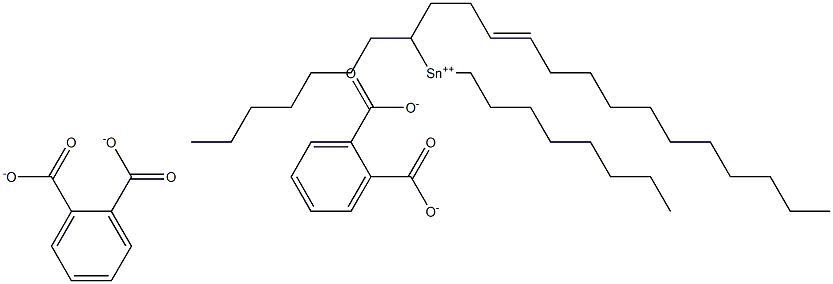 Bis[phthalic acid 1-(3-tetradecenyl)]dioctyltin(IV) salt 结构式