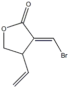 4,5-Dihydro-3-bromomethylene-4-ethenylfuran-2(3H)-one