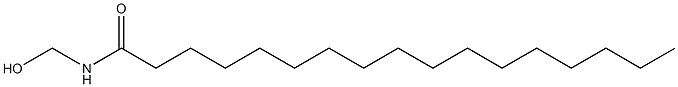 N-Hydroxymethylheptadecanamide,,结构式