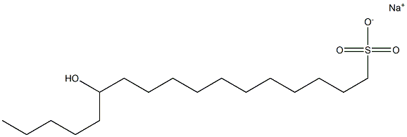 12-Hydroxyheptadecane-1-sulfonic acid sodium salt|