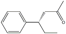 [S,(+)]-4-Phenyl-2-hexanone Structure
