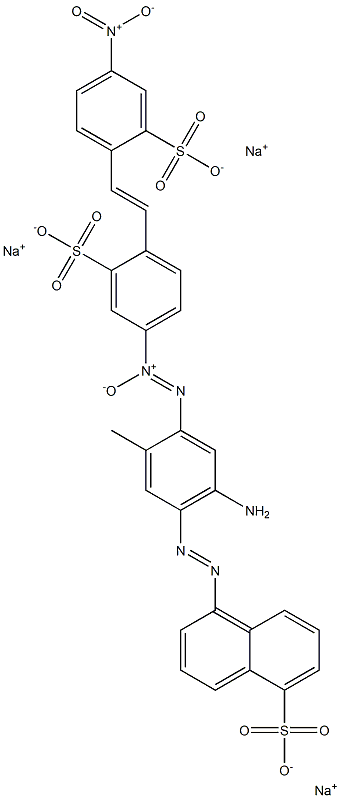 4-[5-Amino-2-methyl-4-(5-sulfo-1-naphtylazo)phenyl-NNO-azoxy]-4'-nitrostilbene-2,2'-disulfonic acid trisodium salt