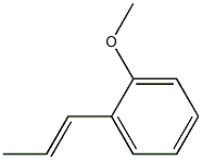 1-(1-Propenyl)-2-methoxybenzene,,结构式