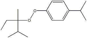 4-Isopropylphenyl 1,2-dimethyl-1-ethylpropyl peroxide,,结构式