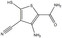 3-Amino-4-cyano-5-mercaptothiophene-2-carboxamide|