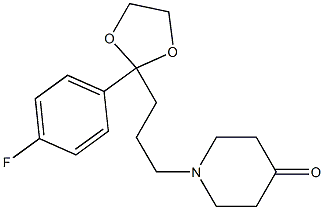 1-[3-[2-(4-Fluorophenyl)-1,3-dioxolane-2-yl]propyl]piperidine-4-one