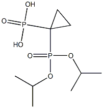 1,1-Cyclopropanediylbis(phosphonic acid diisopropyl) ester,,结构式
