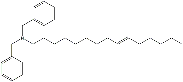 (9-ペンタデセニル)ジベンジルアミン 化学構造式