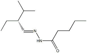 (-)-Valeric acid 2-[(R)-2-ethyl-3-methylbutylidene] hydrazide|