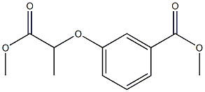 2-(3-Methoxycarbonylphenoxy)propanoic acid methyl ester,,结构式