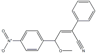 4-Methoxy-2-phenyl-4-(4-nitrophenyl)-2-butenenitrile