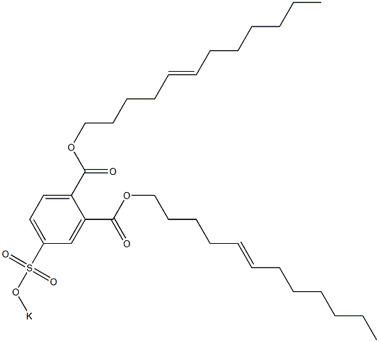 4-(Potassiosulfo)phthalic acid di(5-dodecenyl) ester|