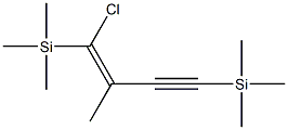 (Z)-1,4-Bis(trimethylsilyl)-1-chloro-2-methyl-1-buten-3-yne