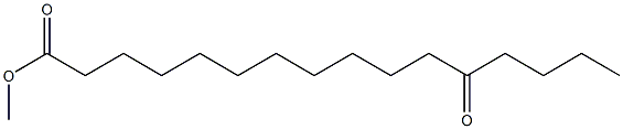 12-Oxohexadecanoic acid methyl ester Struktur