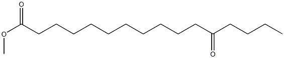 12-ケトパルミチン酸メチル 化学構造式