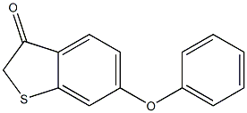 2,3-Dihydro-6-phenoxybenzo[b]thiophen-3-one,,结构式