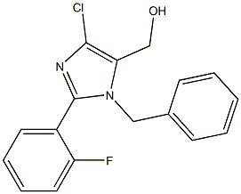  1-Benzyl-2-(2-fluorophenyl)-4-chloro-5-hydroxymethyl-1H-imidazole