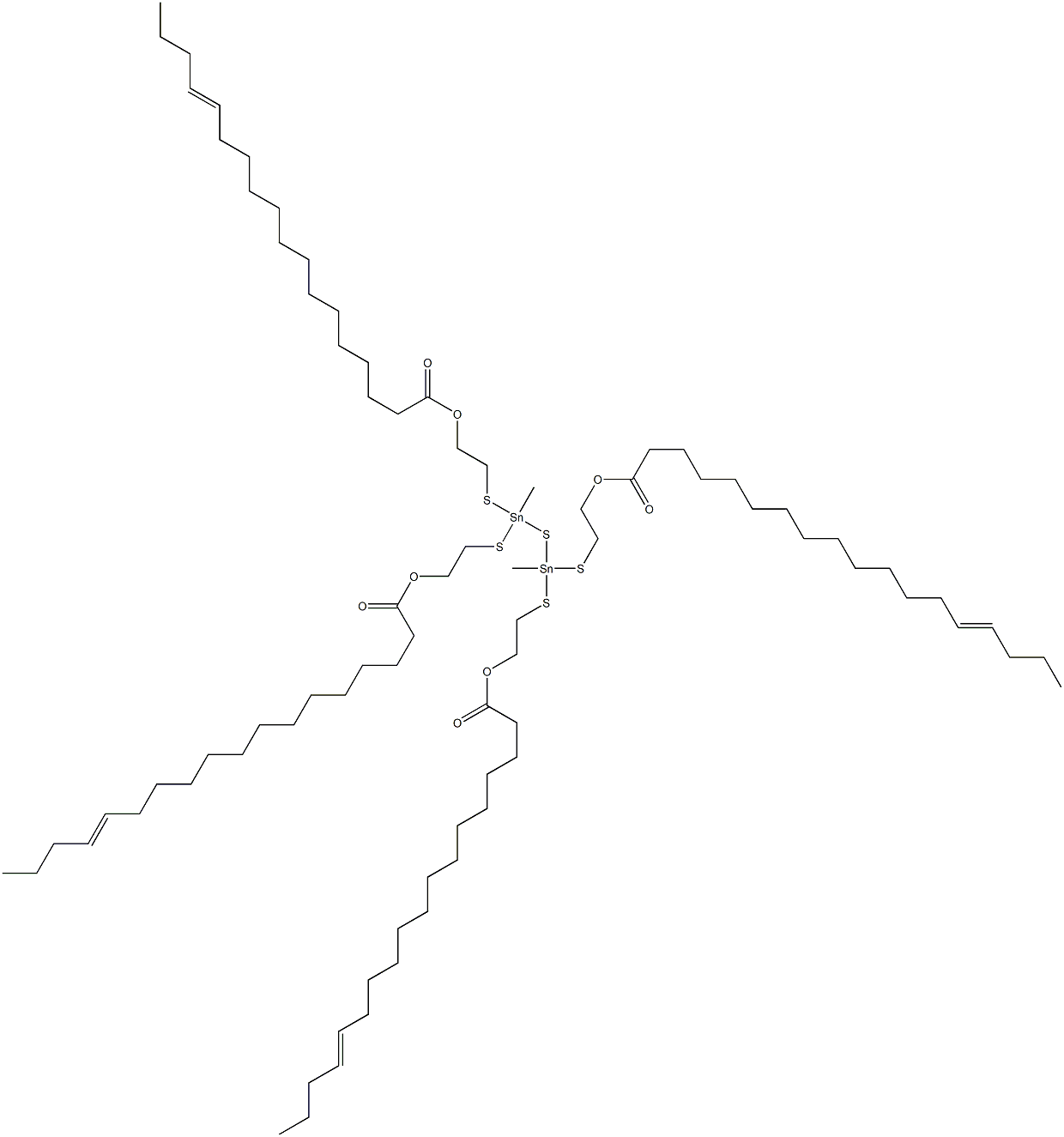 Bis[methylbis[[2-(13-heptadecenylcarbonyloxy)ethyl]thio]stannyl] sulfide