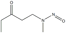 N-メチル-N-ニトロソ-3-オキソペンチルアミン 化学構造式