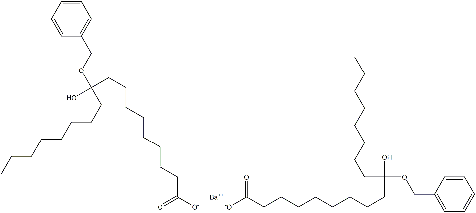  Bis(10-benzyloxy-10-hydroxystearic acid)barium salt