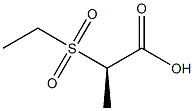 [R,(+)]-2-(Ethylsulfonyl)propionic acid Structure