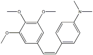 (Z)-N,N-Dimethyl-3',4',5'-trimethoxystilbene-4-amine|