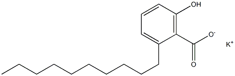 2-Decyl-6-hydroxybenzoic acid potassium salt