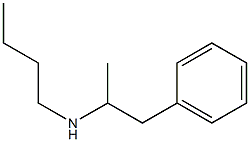 (S)-α-メチル-N-ブチルベンゼンエタンアミン 化学構造式