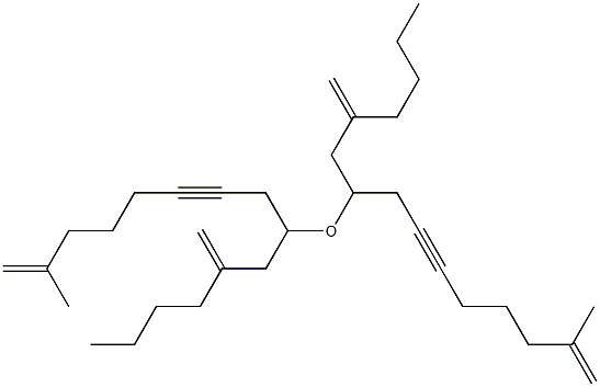(2-Butylallyl)(8-methylene-3-nonynyl) ether Structure