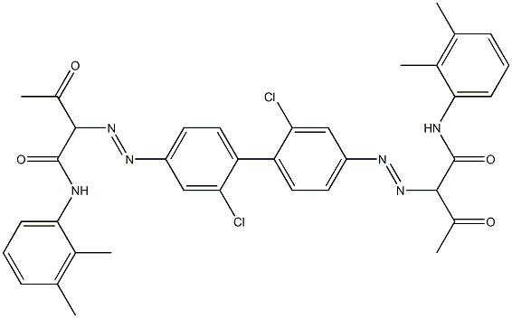 4,4'-Bis[[1-(2,3-dimethylphenylamino)-1,3-dioxobutan-2-yl]azo]-2,2'-dichloro-1,1'-biphenyl