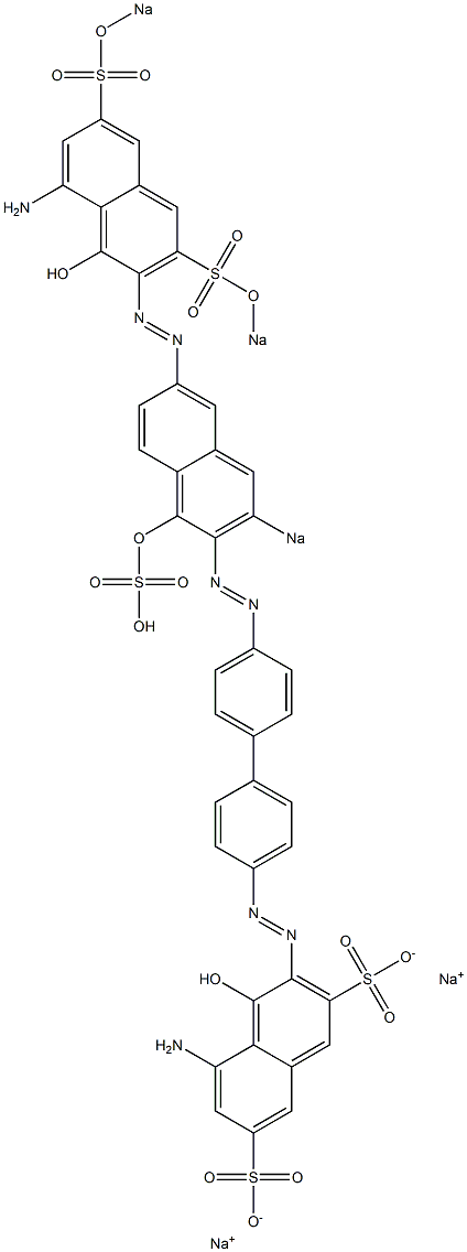 5-Amino-3-[[4'-[[6-[[8-amino-1-hydroxy-3,6-bis(sodiosulfo)-2-naphthalenyl]azo]-1-hydroxy-3-sodiosulfo-2-naphthalenyl]azo]-1,1'-biphenyl-4-yl]azo]-4-hydroxynaphthalene-2,7-disulfonic acid disodium salt