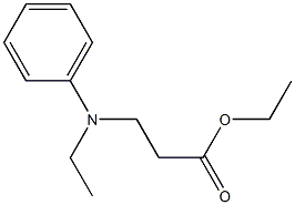 3-(N-Ethyl-N-phenylamino)propionic acid ethyl ester Structure