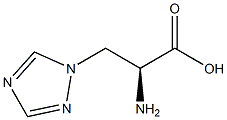 (S)-2-Amino-3-(1H-1,2,4-triazole-1-yl)propanoic acid,,结构式