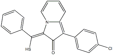  1-(4-Chlorophenyl)-3-[mercapto(phenyl)methylene]indolizin-2(3H)-one