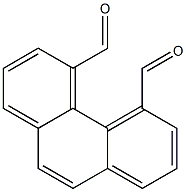 フェナントレン-4,5-ジカルボアルデヒド 化学構造式