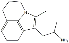 3-(2-Aminopropyl)-2-methyl-1,7-trimethylene-1H-indole Struktur